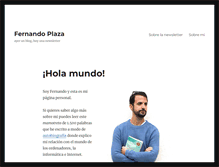 Tablet Screenshot of fernandoplaza.com